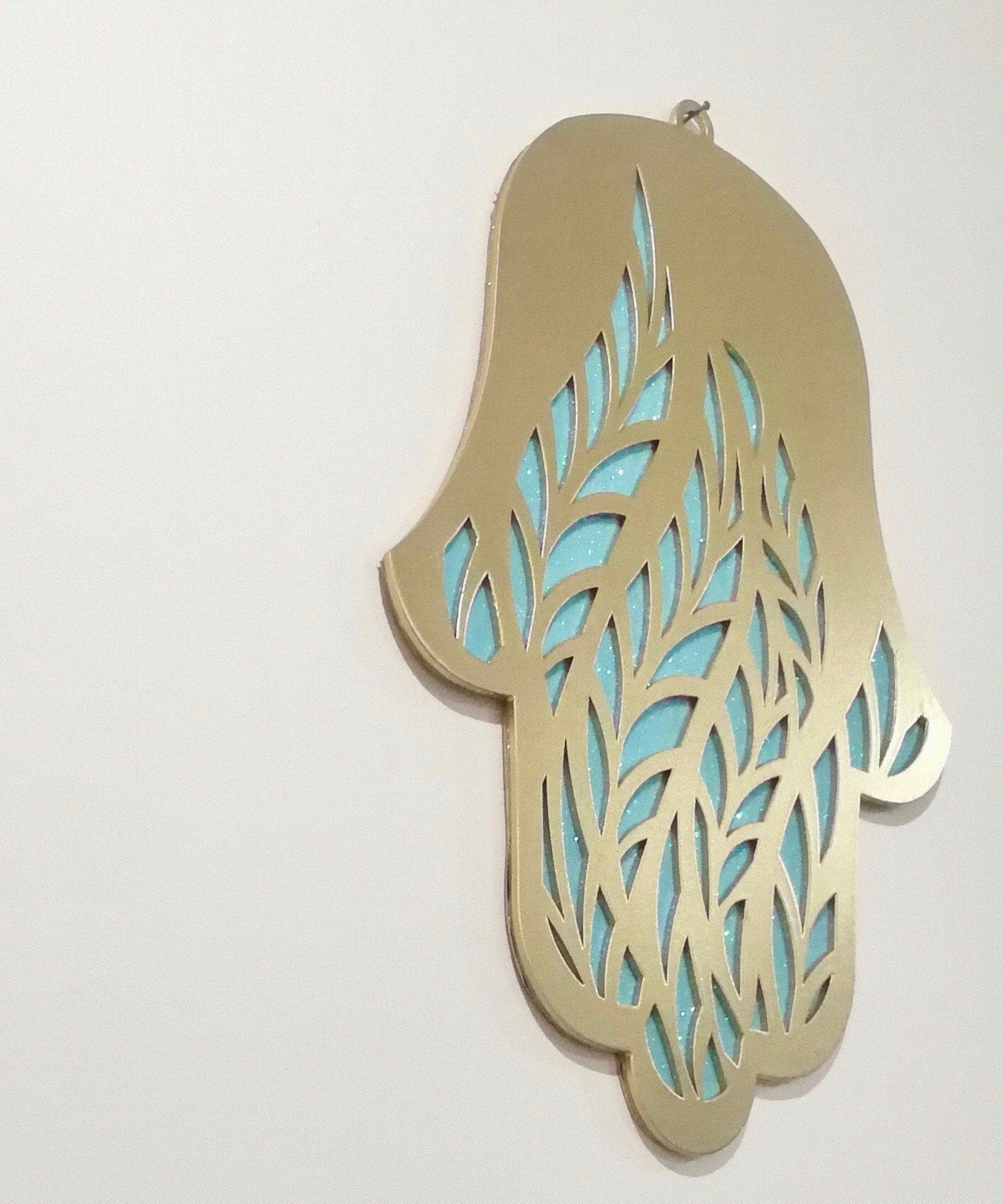 Hamsa Handmade – Leaves | Nature-Inspired Metal Wall Art from Israe
