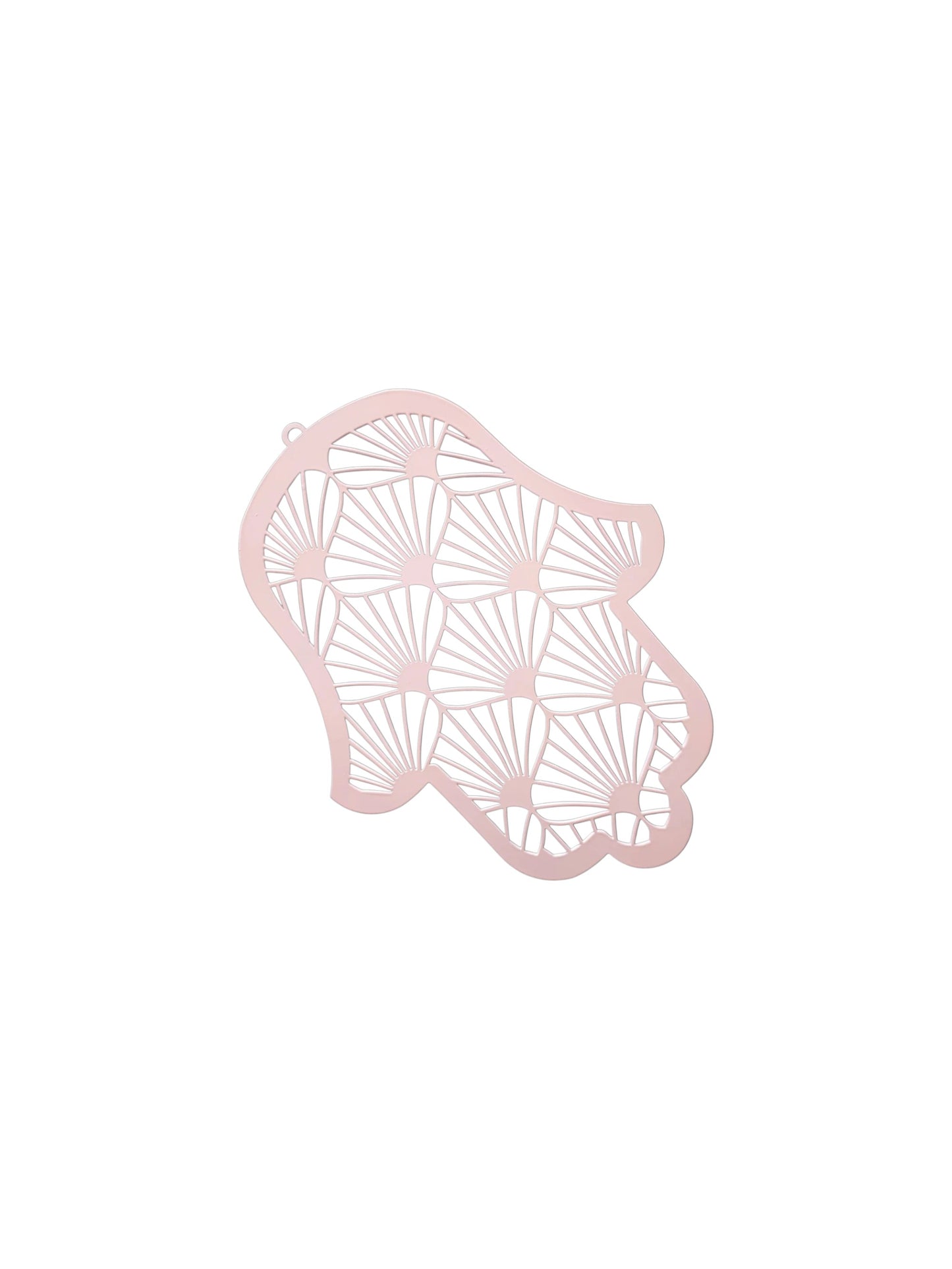 Hamsa Handmade – Michelle Pink Metal Wall Art for Home Protection & Blessings | NANYEstudio