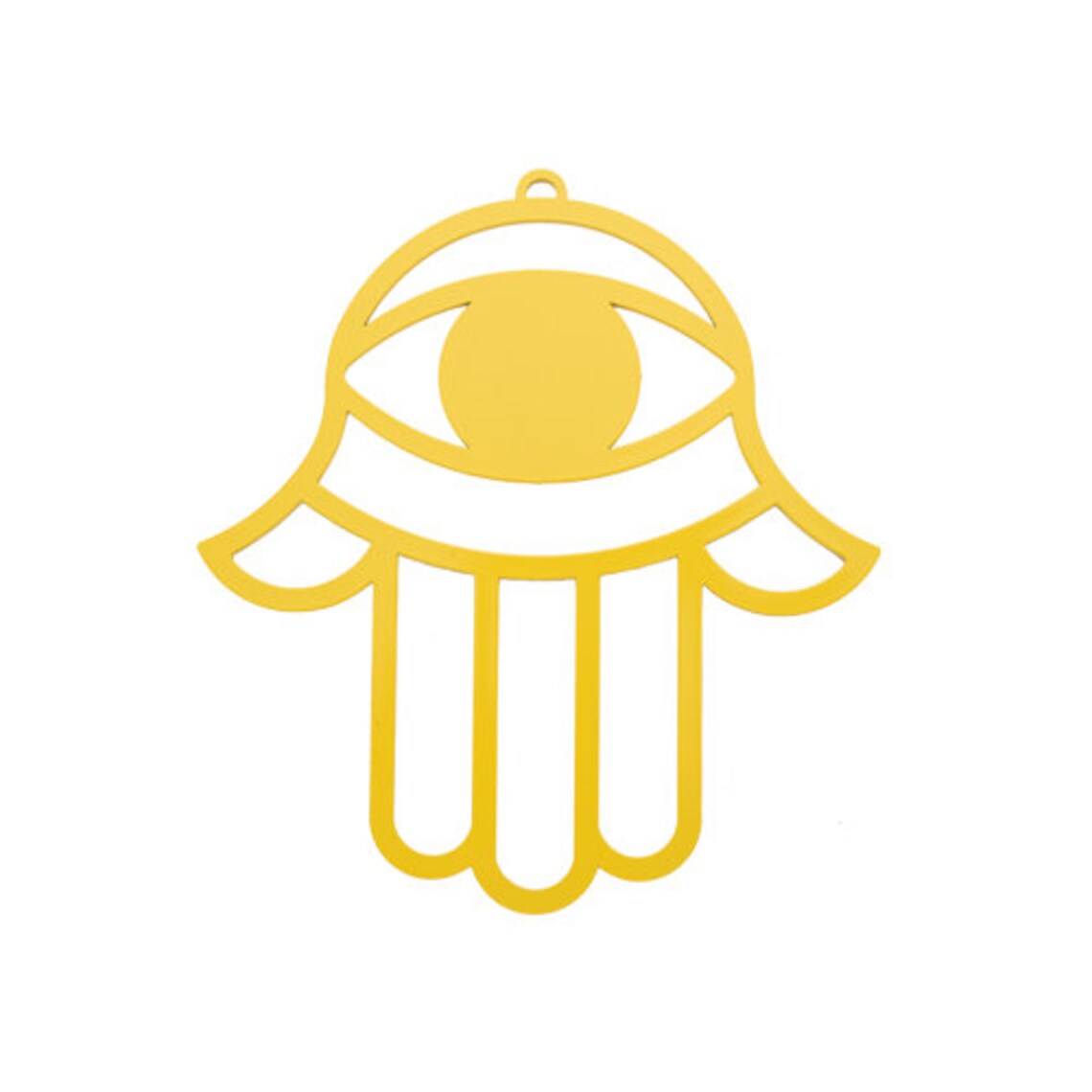 Hamsa Handmade – Evil Eye – Yellow | Bright Protection & Style from Israel
