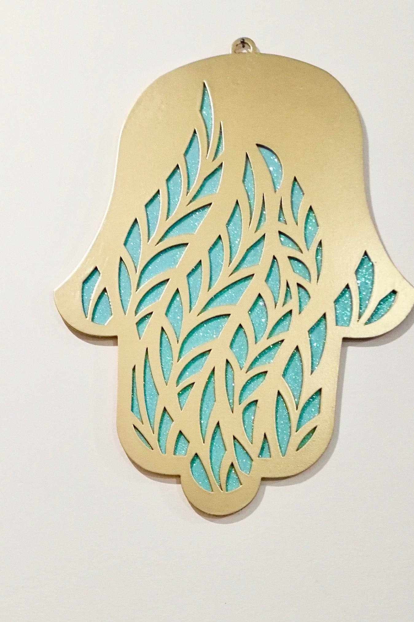 Hamsa Handmade – Leaves | Nature-Inspired Metal Wall Art from Israe