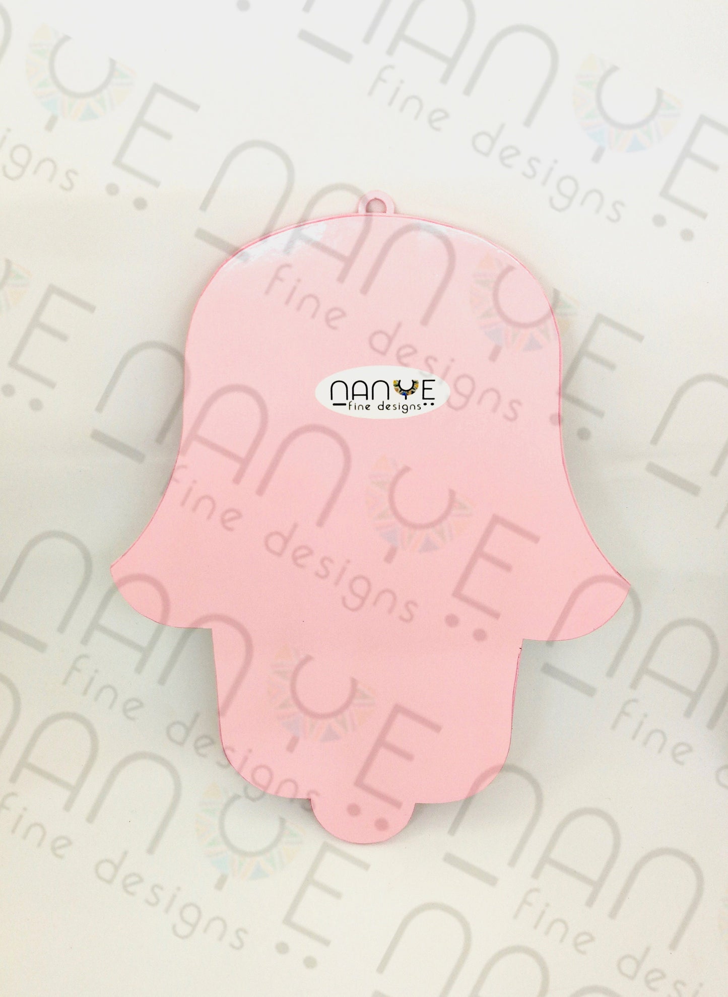 Hamsa Handmade – Michelle | Elegant Pink Metal Wall Art from Israel